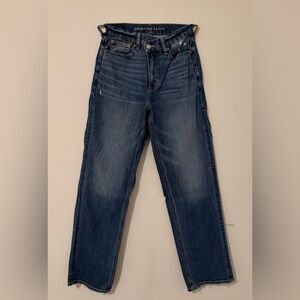 American Eagle Outfitters Dark Blue Straight Jeans